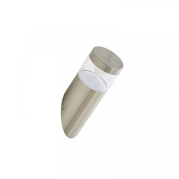 Forum Pollux E27 Angled Wall Light Stainless Steel IP44
