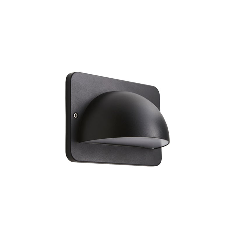 LED Guide Wall Light Black 10W Forum Rennes IP54