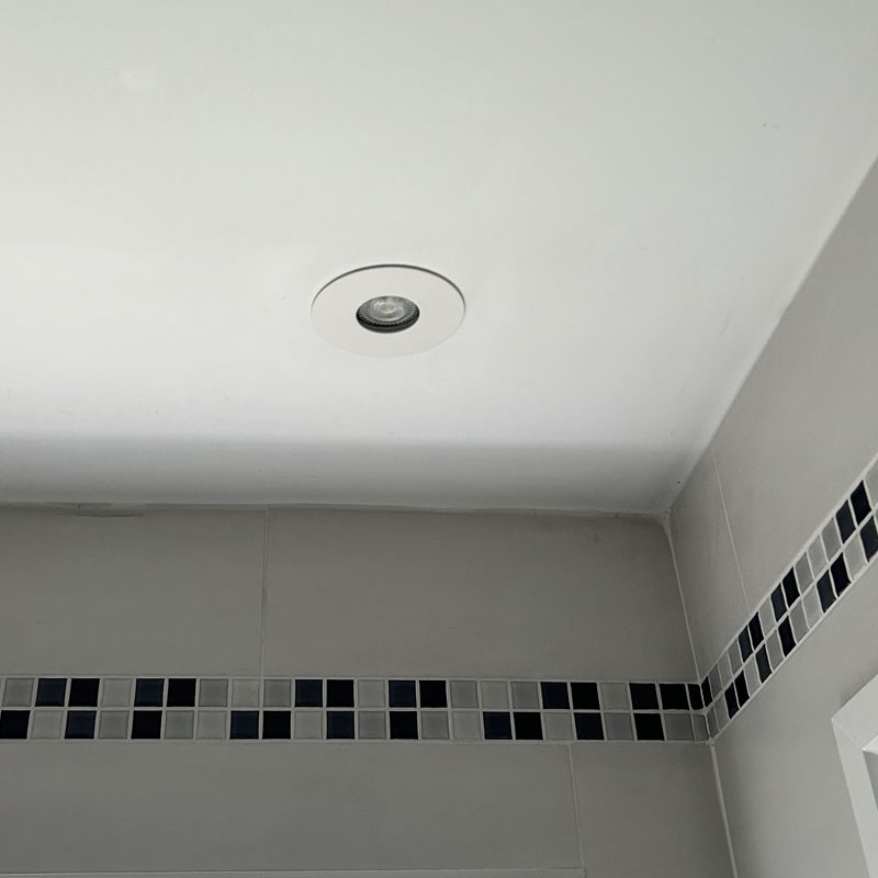 bathroom IP65 downlight matt white