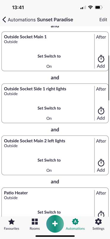 Lightwave scene control